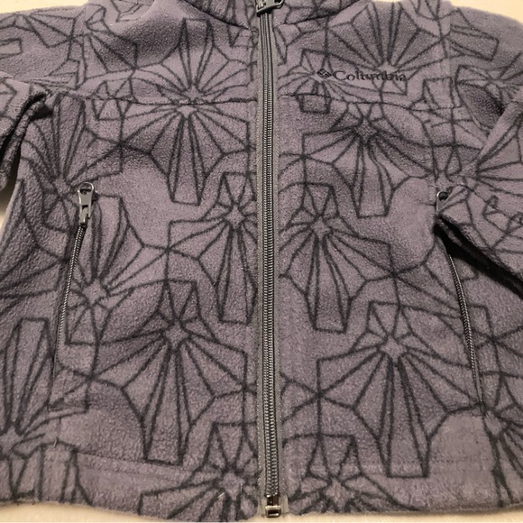 Columbia Kids Gray Patterned Puffer Jacket - Picture 2 of 3